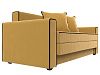 Прямой диван Лига-012 (желтый\коричневый)
