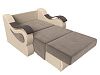 Прямой диван Меркурий 100 (коричневый\бежевый цвет)