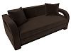 Прямой диван Лига-014 (коричневый цвет)