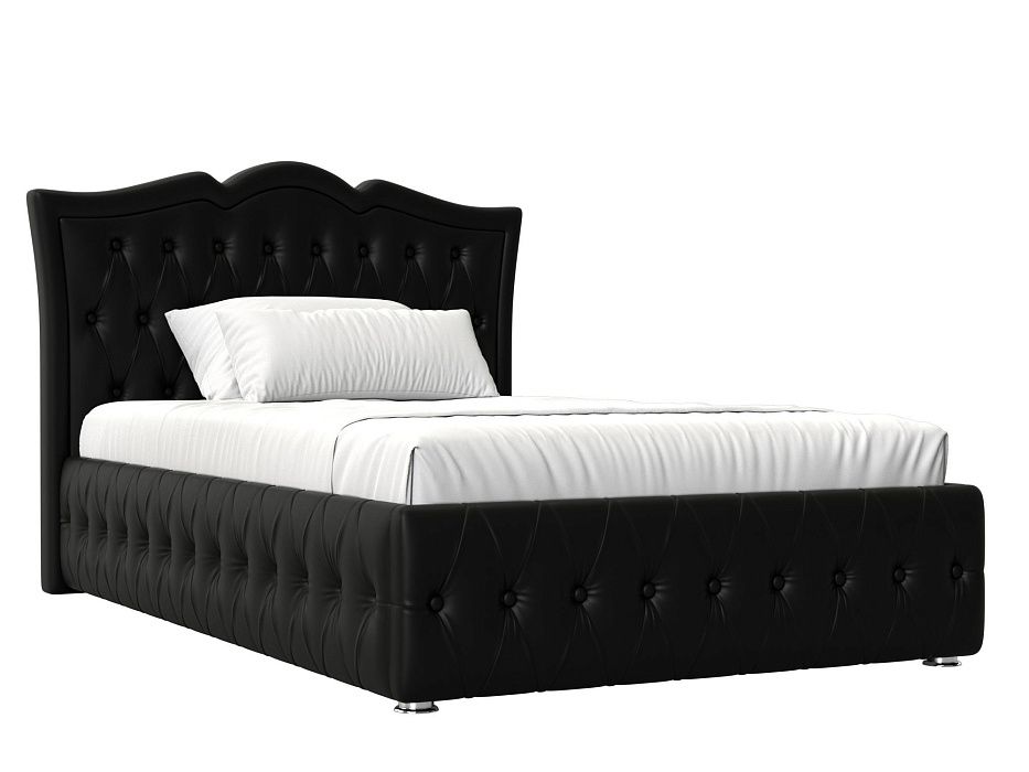 Кровать интерьерная Герда 140 (черный)