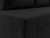 Угловой диван Версаль правый угол (черный\бежевый цвет)