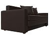 Прямой диван Лига-012 (коричневый цвет)