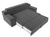 Прямой диван Лига-003 (серый цвет)