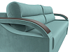 Прямой диван Форсайт (бирюзовый цвет)