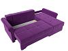 Угловой диван Леон правый угол (фиолетовый цвет)