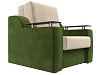 Кресло-кровать Сенатор 60 (бежевый\зеленый)