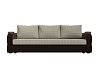 Прямой диван Меркурий Лайт (корфу 02\коричневый цвет)