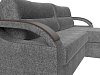 Угловой диван Форсайт правый угол (серый цвет)