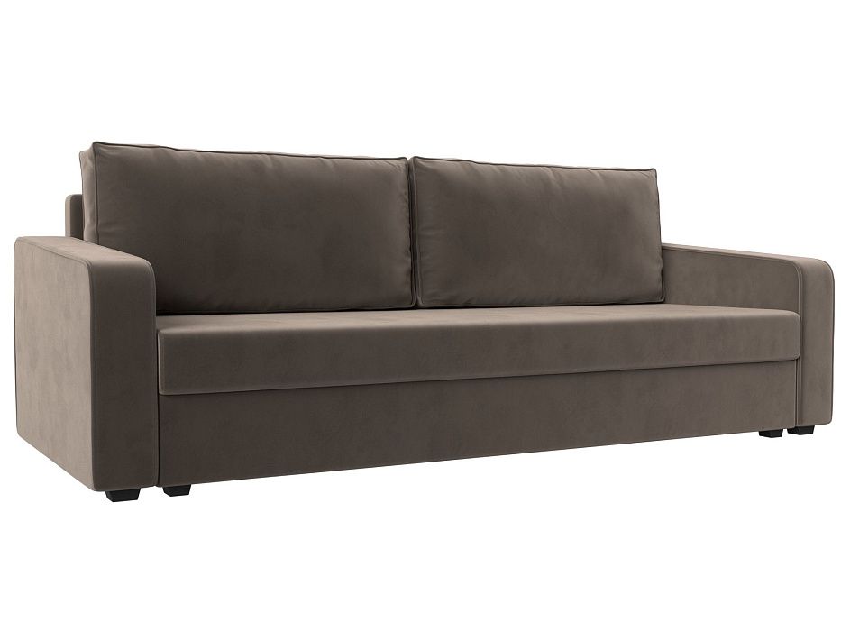 Прямой диван Лига-009 (коричневый)