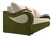 Прямой диван Меркурий Лайт (бежевый\зеленый цвет)
