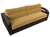 Прямой диван Форсайт (желтый\коричневый цвет)