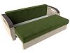 Прямой диван Форсайт (зеленый\бежевый цвет)
