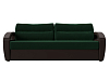 Прямой диван Форсайт (зеленый\коричневый цвет)