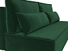 Прямой диван Фабио (зеленый цвет)
