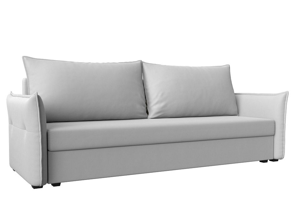 Прямой диван Лига-004 (белый цвет)