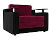 Кресло-кровать Мираж (бордовый\черный цвет)